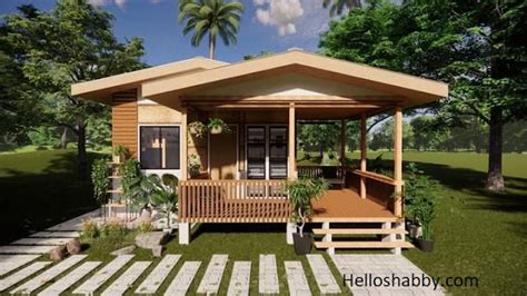 Modern Bahay Kubo Amakan House with 33 Sqm Half .